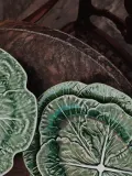 Bordallo Pinheiro Набор блюд для подачи Cabbage в форме листа капусты, 2 предмета — фото 2