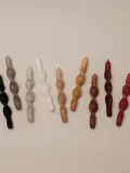 Набор витых свечей Broste Copenhagen Twist красный, 2 предмета — фото 3