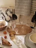 Broste Copenhagen Стакан для воды Hammered из выдувного стекла, 150 мл, прозрачный, Ø 8 × В 8 см, 150 мл, Прозрачный — фото 4