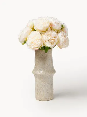 Botane Букет искусственных цветов Mini Peony, Д 33 см, Кремово-белый