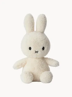 Bon Ton Toys Мягкая игрушка Miffy ручной работы, махровая ткань, высота 23 см, кремово-белая с чёрным