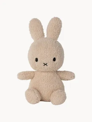 Bon Ton Toys Мягкая игрушка Miffy ручной работы, махровая ткань, высота 23 см, чёрная с бежевым