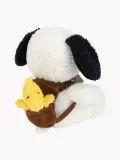 Bon Ton Toys Мягкая игрушка Snoopy ручной работы из переработанного полиэстера, высота 17 см, белая с чёрным — фото 2