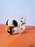 Bon Ton Toys Мягкая игрушка Snoopy ручной работы из переработанного полиэстера, высота 17 см, белая с чёрным — фото 4