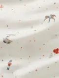 Cam Cam Copenhagen Комплект постельного белья детский Carousel из хлопкового сатина, 70 х 100 см и 40 х 45 см, молочно-белый с красным — фото 2