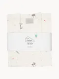 Cam Cam Copenhagen Комплект постельного белья детский Carousel из хлопкового сатина, 70 х 100 см и 40 х 45 см, молочно-белый с красным — фото 3