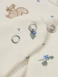 Cam Cam Copenhagen Слюнявчик детский Blueberries хлопковый в форме банданы, набор 2 шт., 20х23 см, молочно-белый — фото 2