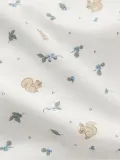 Cam Cam Copenhagen Комплект постельного белья детский Blueberries из хлопкового сатина, 70 х 100 см и 40 х 45 см, молочно-белый с синим — фото 2