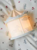 Cam Cam Copenhagen Настольный светильник детский Nighty Night силиконовый, диаметр 13 см при высоте 15 см, белый — фото 5