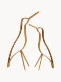 Cooee Design Статуэтка Woody Bird из дерева, светло-коричневый, высота 25 см — фото 2