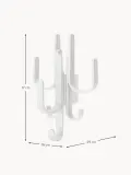 Cooee Design Вешалка настенная Woody Hook на три крючка из дуба ручной работы, 18х29 см, белая — фото 2