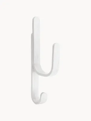 Cooee Design Крючок настенный Woody Hook из дуба ручной работы для одежды и полотенец, 3х23 см, белый