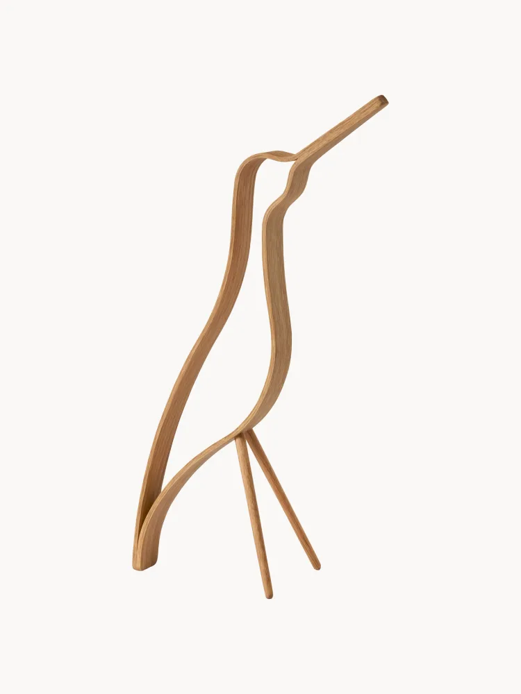 Cooee Design Статуэтка Woody Bird из дерева, светло-коричневый, высота 32 см