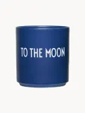 Design Letters Кружка Favourite с надписью «To the Moon», Ø 8 × В 9 см, 250 мл, Тёмный синий — фото 1