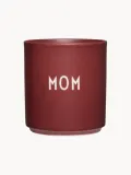 Design Letters Кружка Favourite с надписью «Mom», Ø 8 × В 9 см, 250 мл, Бордовый — фото 1