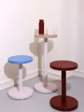 Design Letters Столик приставной Trisse, Ø 31 × В 45 см, Приглушённый белый — фото 4