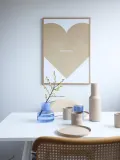 Design Letters Ваза Generous из боросиликатного стекла высотой 14 см — фото 2