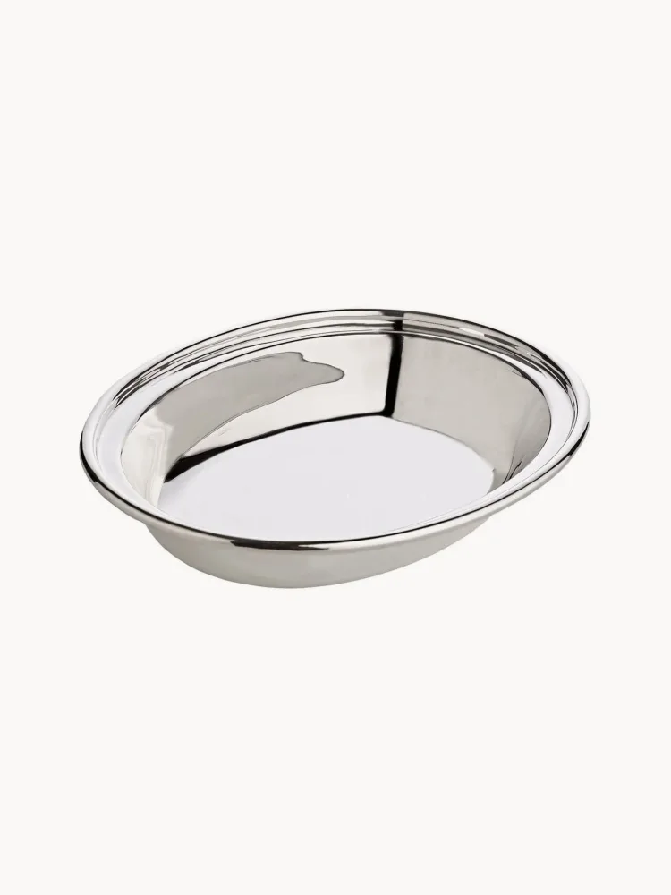 Edzard Блюдо Olympia из посеребрённой стали, овальное, 28х21 см