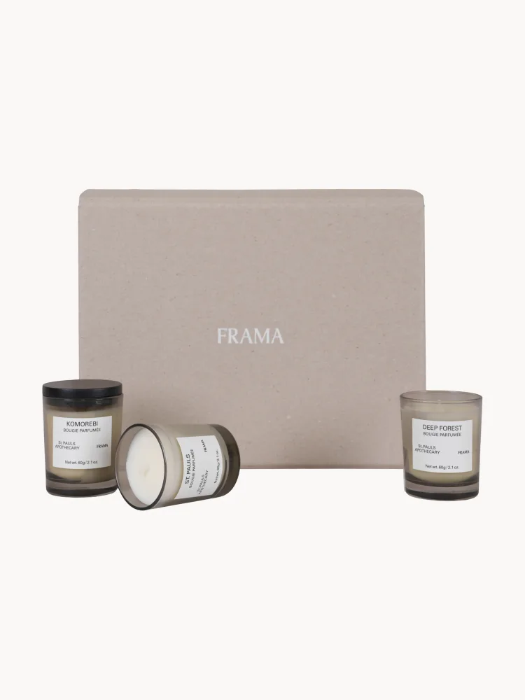 Набор ароматических свечей FRAMA Gift Box, 3 предмета