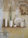FRAMA Полка настенная Single, 40 см, кронштейны чёрные — фото 4
