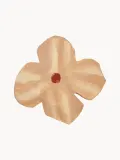 Ferm Living Kids Крючок для дома настенный детский Poesie деревянный с ручной росписью, 8х8 см, светло-розовый с бежевым — фото 1