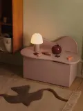 Ferm Living Kids Копилка детская Apple в виде яблока из глазурованной каменной керамики, 12 х 13 см, бордовая с коричневым — фото 4