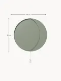 Ferm Living Kids Настенный светильник Neba светодиодный с диммером в форме луны, металл, диаметр 46 см, шалфейно-зелёный — фото 2