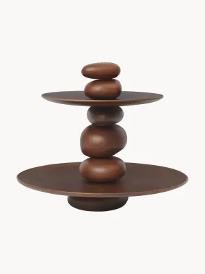 Ferm Living Этажерка для сервировки Pebble, бук, 2 яруса