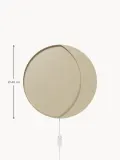 Ferm Living Kids Настенный светильник Neba светодиодный с диммером в форме полумесяца, металл, диаметр 46 см, бежевый — фото 2