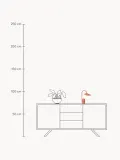 Ferm Living Настольный светильник Arum, Ш 21 × В 30 см, Персиковый — фото 2