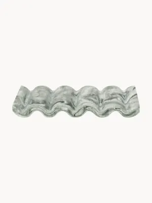 Ferm Living Мыльница Mist из полимерной смолы, Ш 14 × Г 9 см, Приглушённый белый