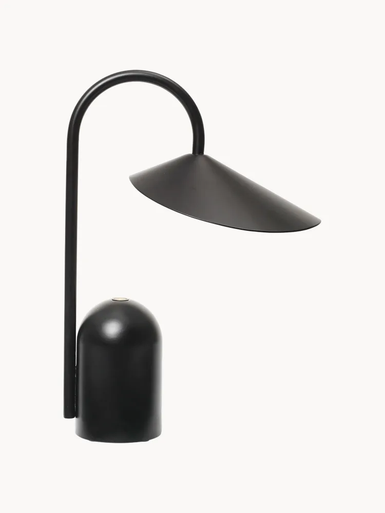 Ferm Living Настольный светильник Arum, Ш 21 × В 30 см, Чёрный