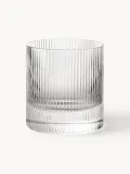 Ferm Living Набор стаканов Ripple округлой формы, 2 шт., 250 мл, прозрачные, Ø 9 × В 9 см, 250 мл, Прозрачный — фото 1