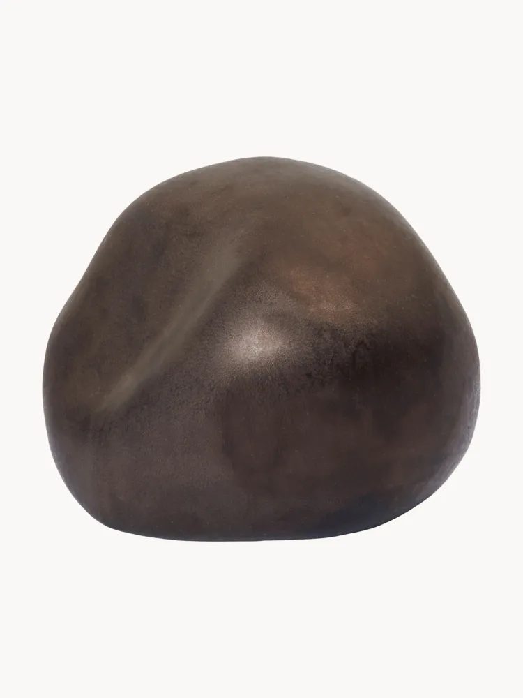 Ferm Living Декоративная статуэтка Bellure из каменной керамики, Ш 28 × В 22 см, Тёмный коричневый