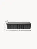 Ferm Living Коробка для хранения Pulp круглая с крышкой, Ш 65 × Г 42 см, Антрацитовый — фото 2