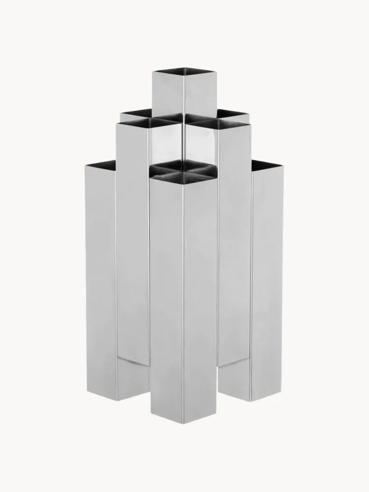 Ferm Living Ваза Tessera из нержавеющей стали высотой 28 см