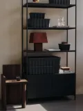 Ferm Living Комплект коробок для хранения Pulp, 2 предмета, Ш 28 × Г 18 см, Антрацитовый — фото 4
