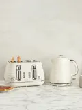 Haden Чайник электрический Devon из нержавеющей стали со съёмным фильтром от накипи, 1,7 л, молочно-белый — фото 6