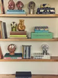 Hkliving Часы настенные Retro из керамики с ручной росписью циферблата и глазурью, 9х11 см, серебристые — фото 6