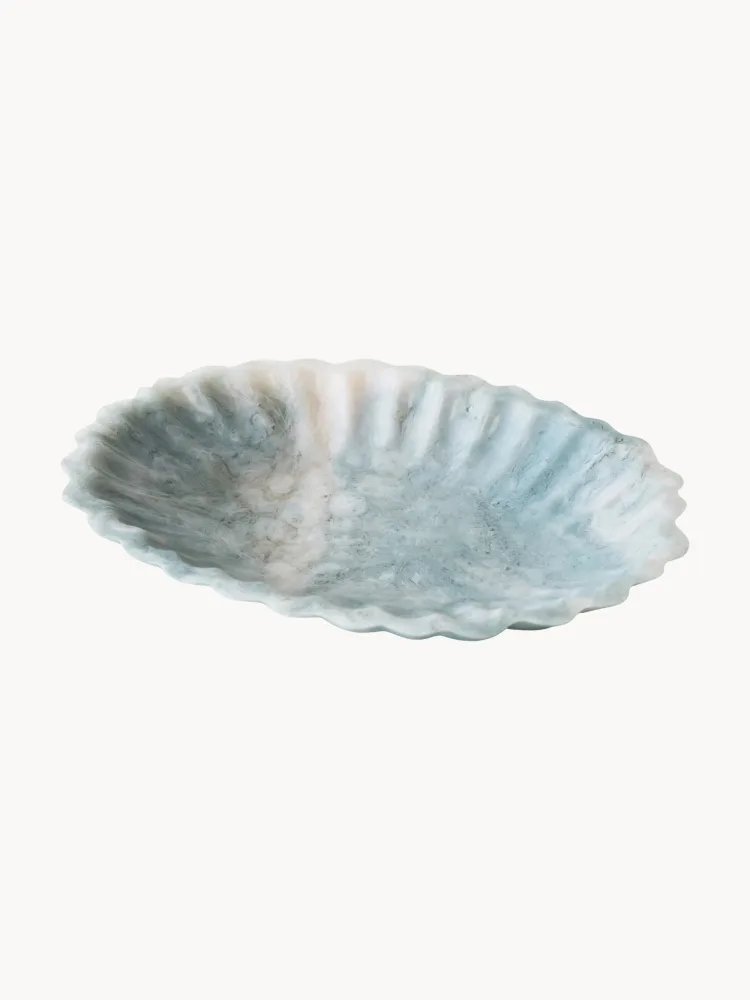 Hkliving Поднос сервировочный New Classics из полимерной смолы, 29 x 22 см, Ш 29 × Г 22 см, Светлый синий