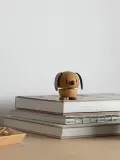 Hoptimist Статуэтка Fuzzle из дуба, 5,5 × 4,8 × 6,3 см, Светлое дерево натуральное — фото 4