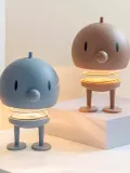 Hoptimist Настольный светильник Choco серо-голубой — фото 3
