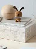 Статуэтка Hoptimist Bunny из дуба на пружине, высота 9 см — фото 2