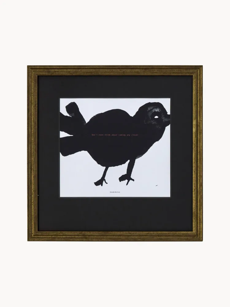 House Doctor Картина с цифровой печатью Bird, 40х40 см