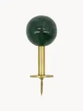 House Doctor Комплект настенных крючков Ball ручной работы, 2 шт, Ш 8 × В 4 см, Тёмный зелёный — фото 1