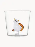 Ichendorf Кружка Tabby Cat из боросиликатного стекла с мотивом кота, многоцветная — фото 1