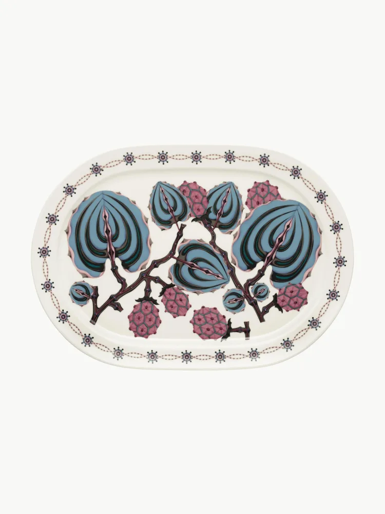 Блюдо Taika Sato Iittala, разноцветное, 49 см, Ш 29 × В 2 см, Разноцветный