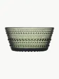 Iittala Мисочка Kastehelmi из стекла, Ø 11 × В 5 см, Шалфейный зелёный — фото 1