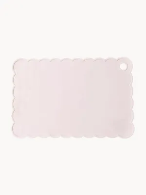 Jack o Juno Салфетка сервировочная детская Poppy силиконовая в форме цветка, 25х38 см, светло-розовая