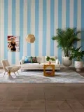 Jonathan Adler Подушка декоративная Playa, Ш 46 × Д 46 см, Синий — фото 4